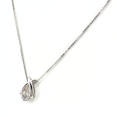 ダイヤモンド デザインネックレス プラチナ ペンダント ネックレス Pt900 Pt850 ダイヤモンド レディース 【中古】nbjwl