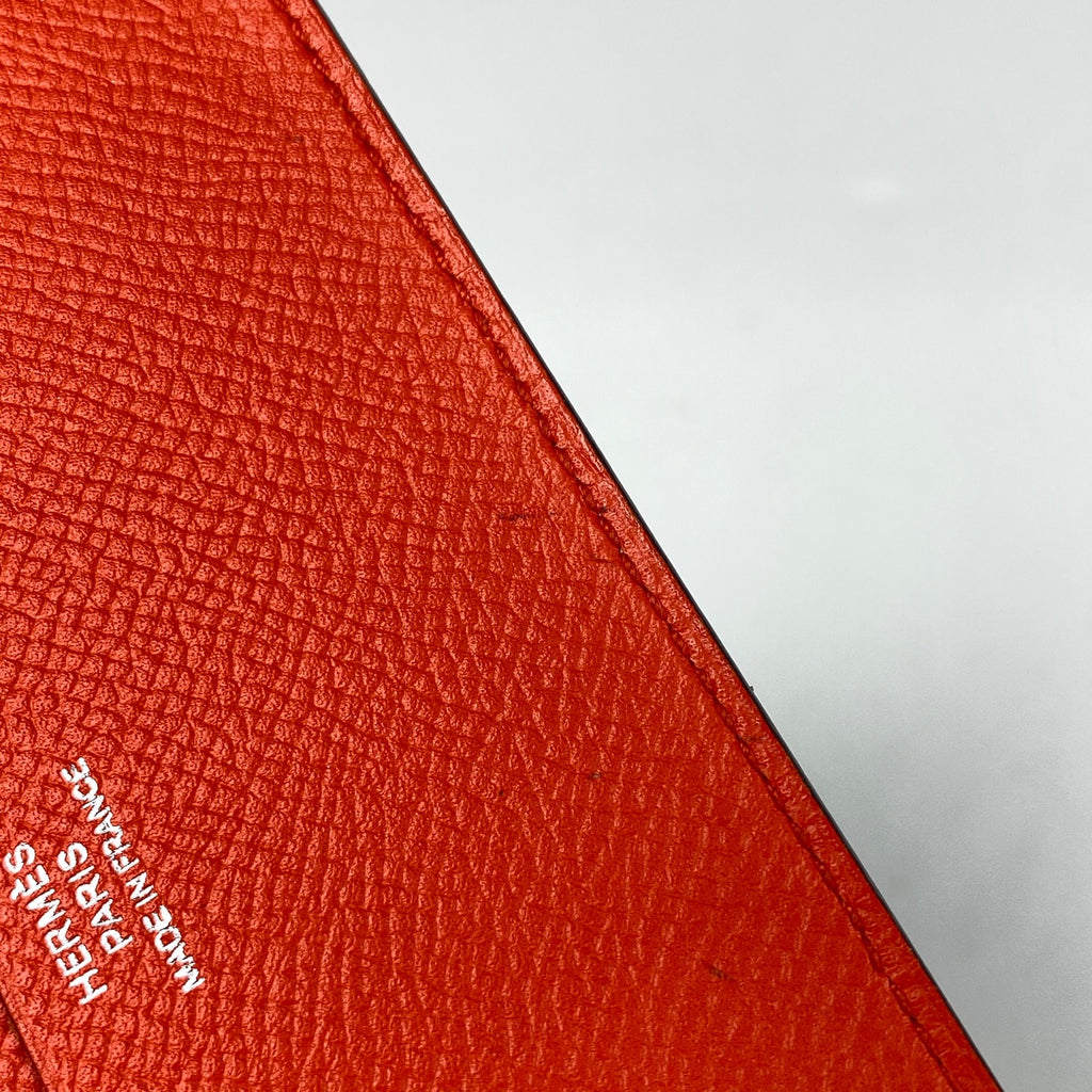 エルメス アジェンダ GM 手帳カバー 手帳・ブックカバー ヴォーエプソン グレー レディース 【中古】brbag