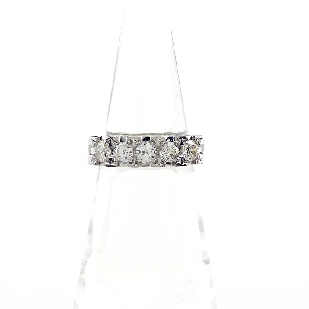 メレダイヤ デザインリング プラチナ 指輪 リング 10.5号 Pt900 ダイヤモンド レディース 【中古】nbjwl