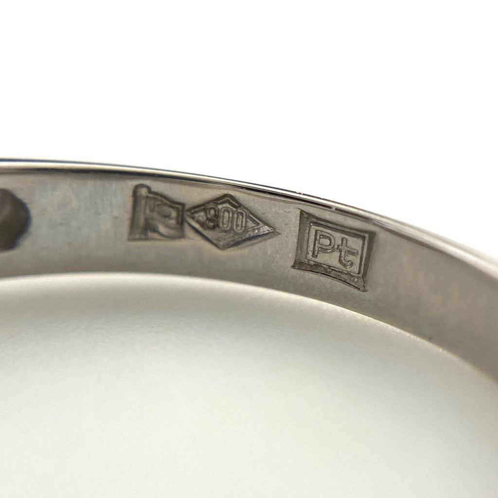 メレダイヤ デザインリング プラチナ 指輪 リング 10.5号 Pt900 ダイヤモンド レディース 【中古】nbjwl