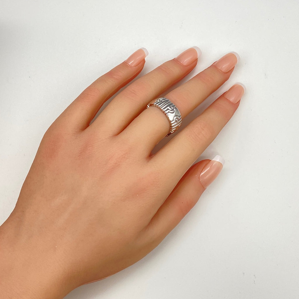 ブルガリ パレンテシ リング 指輪 リング 11号 750 レディース 【中古】brjwl