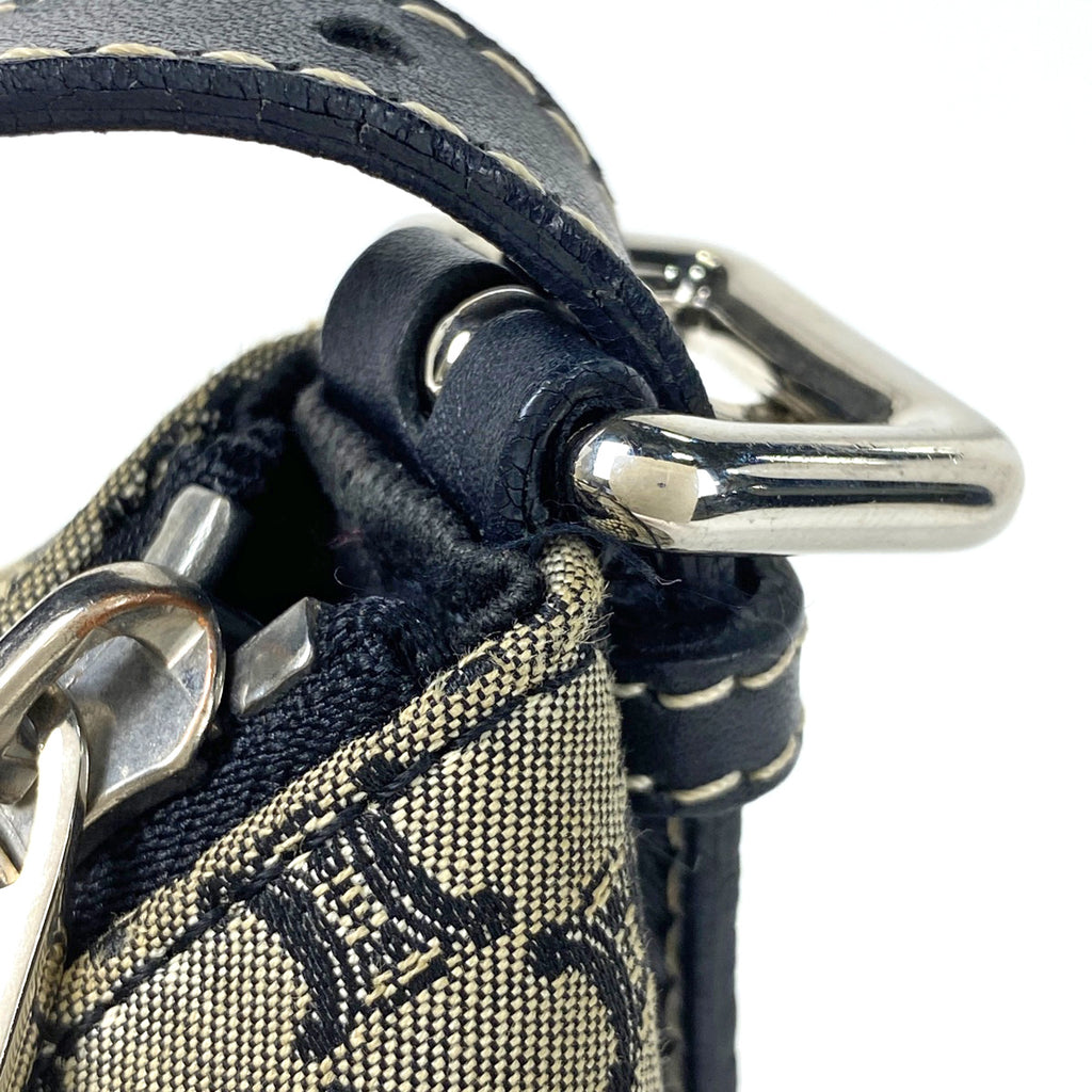 セリーヌ マカダム柄 ハンドバッグ ショルダーバッグ ハンドバッグ キャンバス グレー ブラック レディース 【中古】brbag