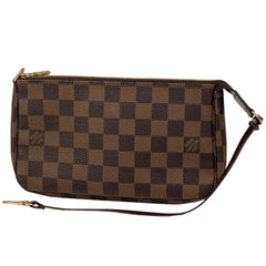 ルイ・ヴィトン ポシェット アクセソワール メイク コスメ アクセサリーポーチ ダミエ ブラウン N41206 レディース 【中古】brbag