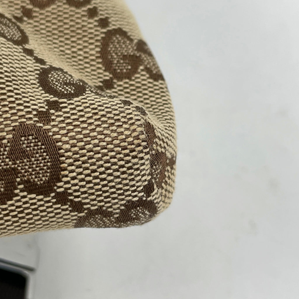 グッチ GG柄 ウエストバッグ ウエストポーチ ボディバッグ GGキャンバス ブラウン 28566 レディース 【中古】brbag