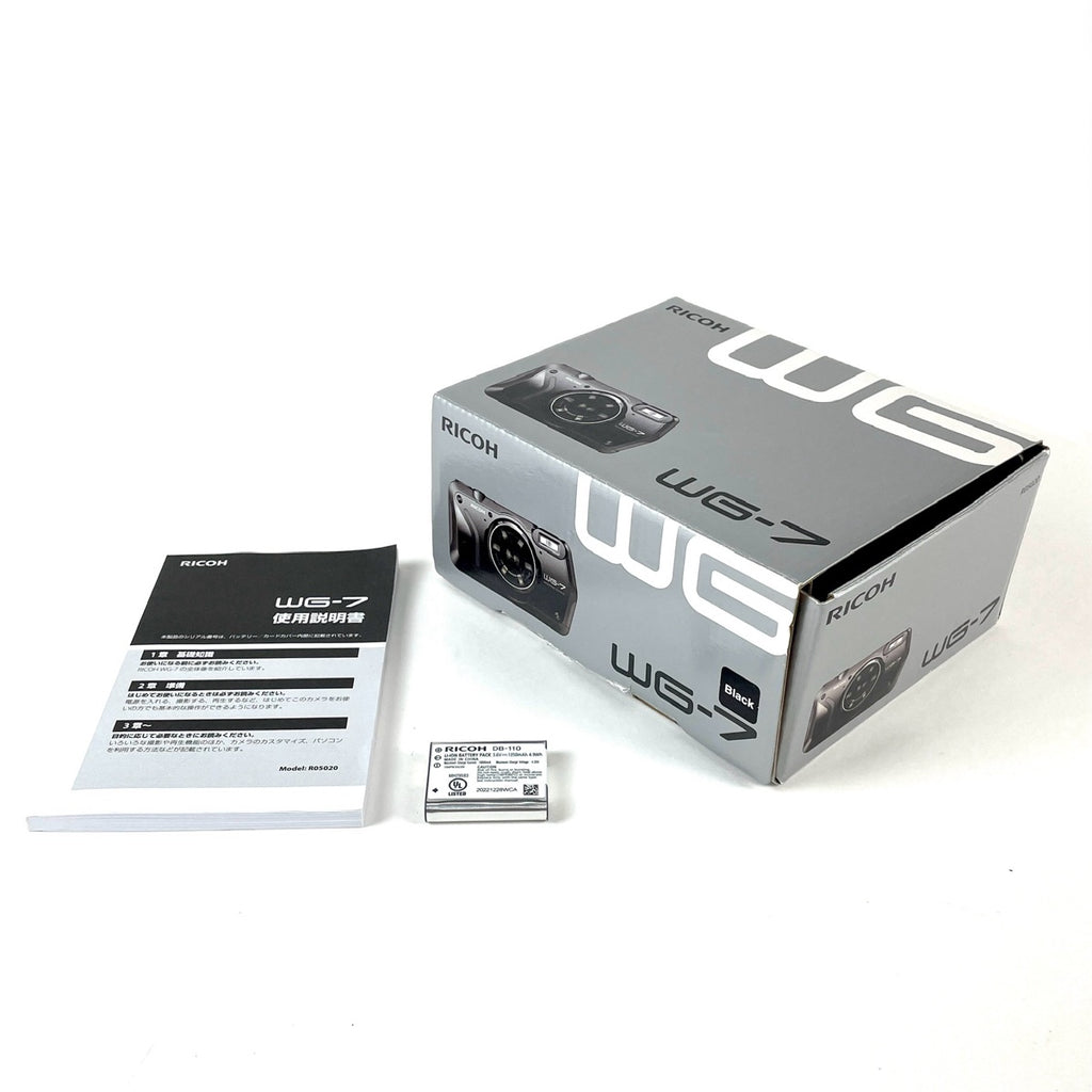 リコー RICOH WG-7 ブラック コンパクトデジタルカメラ 【中古】cambb