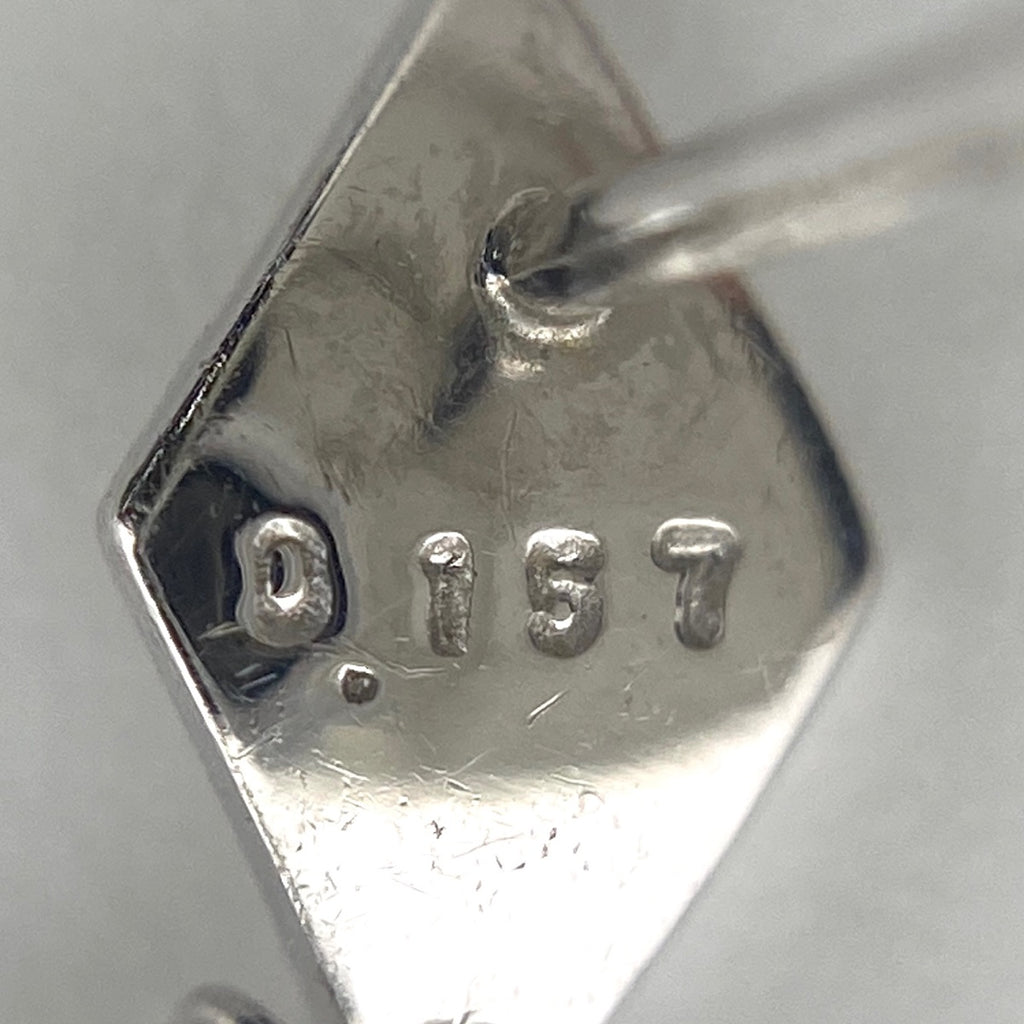 メレダイヤ デザインピアス WG ホワイトゴールド ピアス K18 WG ダイヤモンド レディース 【中古】nbjwl