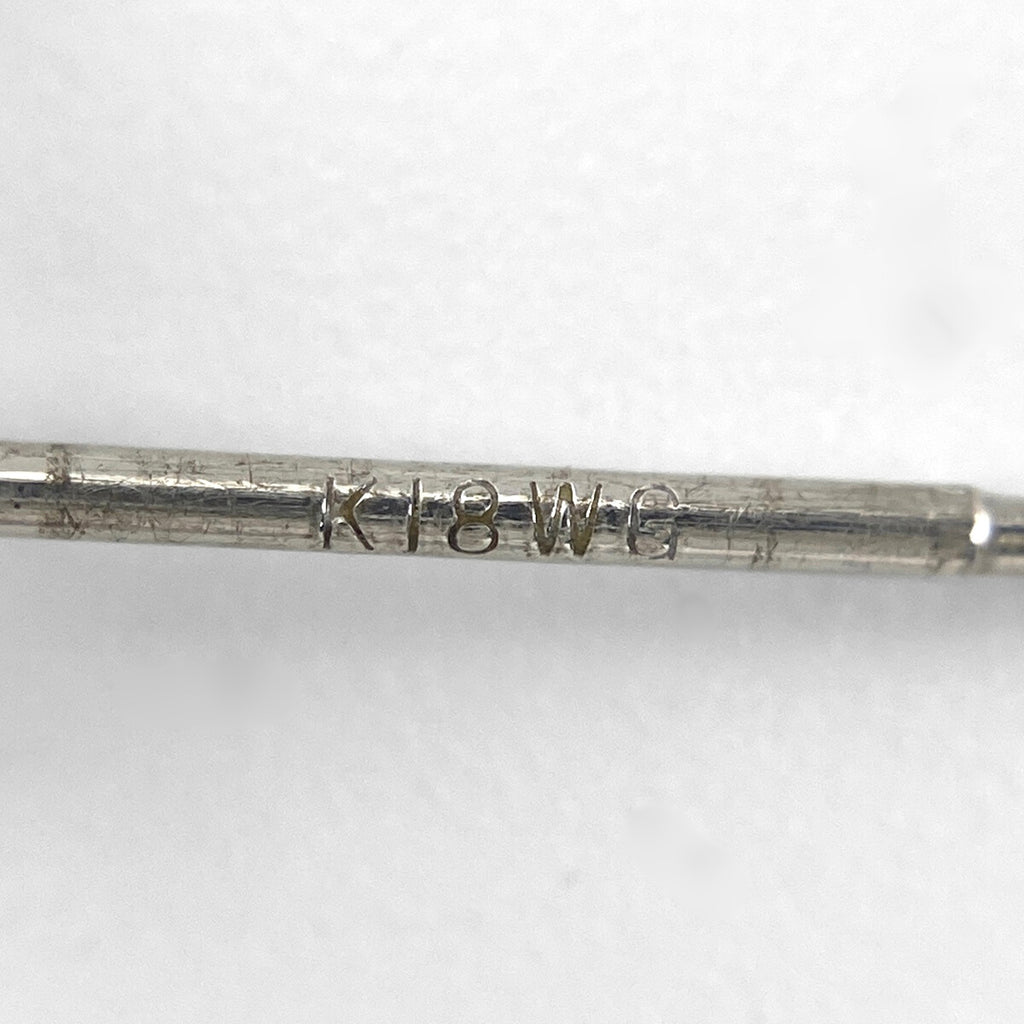 メレダイヤ デザインピアス WG ホワイトゴールド ピアス K18 WG ダイヤモンド レディース 【中古】nbjwl