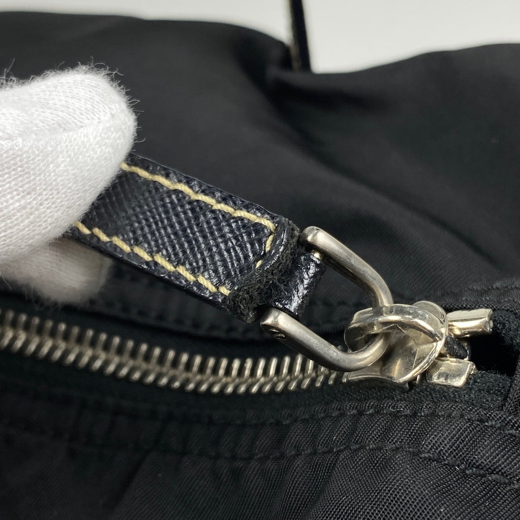 プラダ ロゴプレート ハンドバッグ ハンドバッグ ナイロン ネロ(ブラック) BR2394 レディース 【中古】brbag
