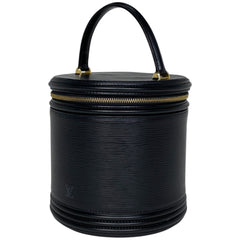 【ジャンク品】ルイ・ヴィトン カンヌ バニティバッグ ハンドバッグ 化粧ポーチ エピ ノワール(ブラック) M48032 レディース 【中古】brbag