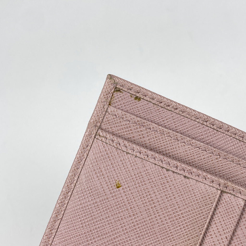 サルヴァトーレフェラガモ ヴァラリボン 二つ折り財布 ロゴ 二つ折り財布 レザー ピンク レディース 【中古】brbag