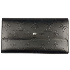 ルイ・ヴィトン ポルトトレゾール インターナショナル 札入れ 小銭入れ 三つ折り 長財布 モノグラムマット ノワール (ブラック) M65102 レディース 【中古】brbag