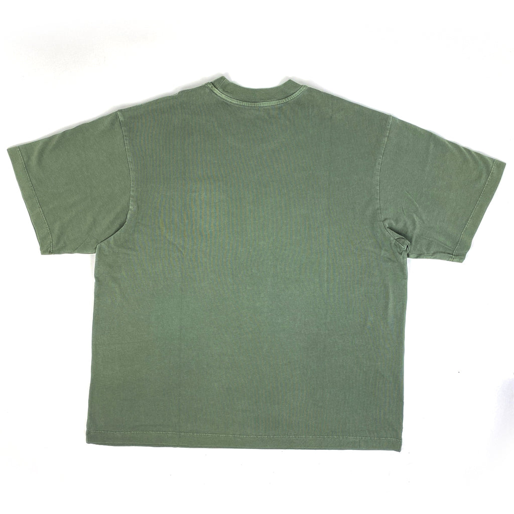 コーチ ポケット Tシャツ ロゴ クルーネック カーキ トップス 半袖Ｔシャツ 綿 ディープグリーン メンズ 【中古】brapp
