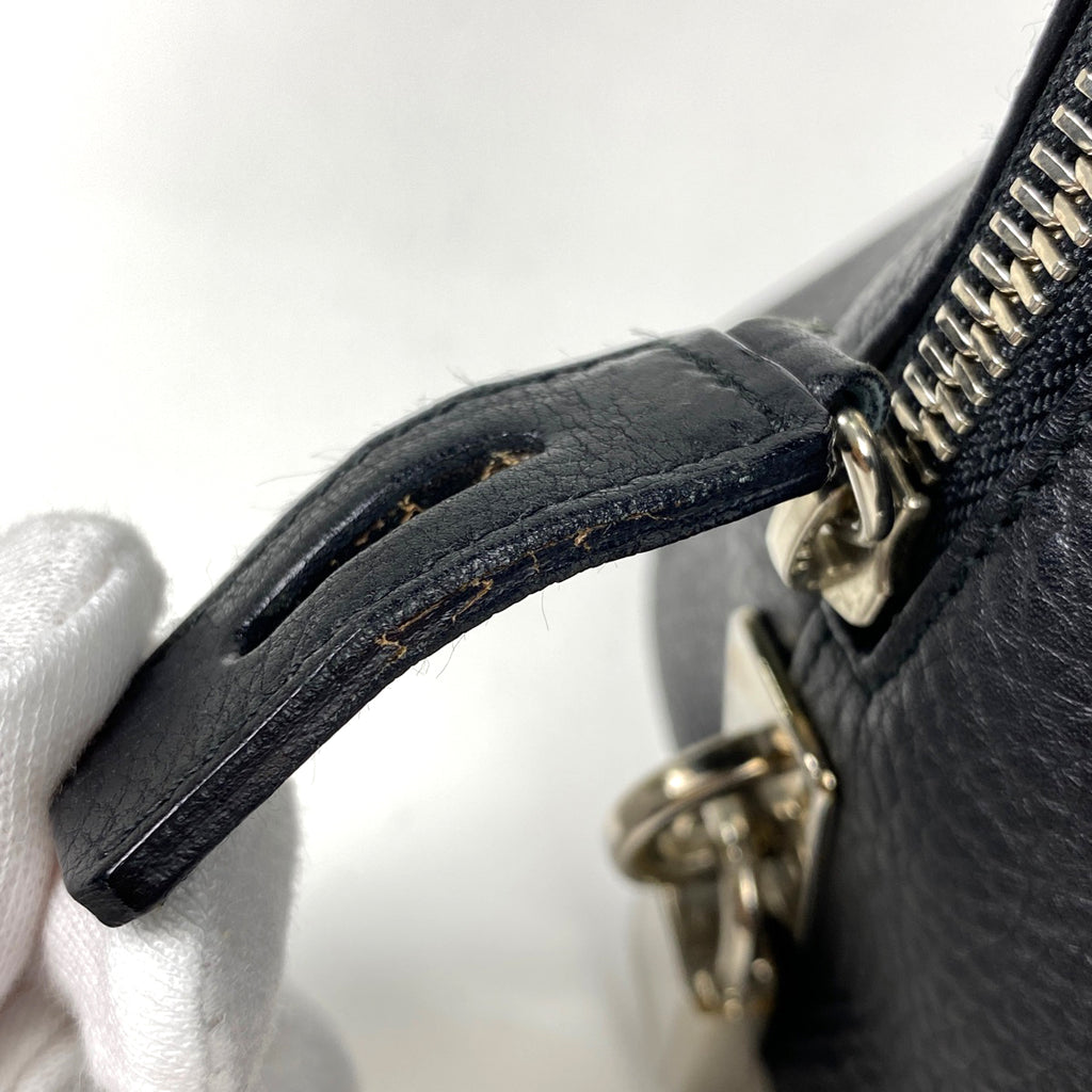 プラダ ロゴプレート ハンドバッグ ハンドバッグ レザー ネロ(ブラック) BN0134 レディース 【中古】brbag