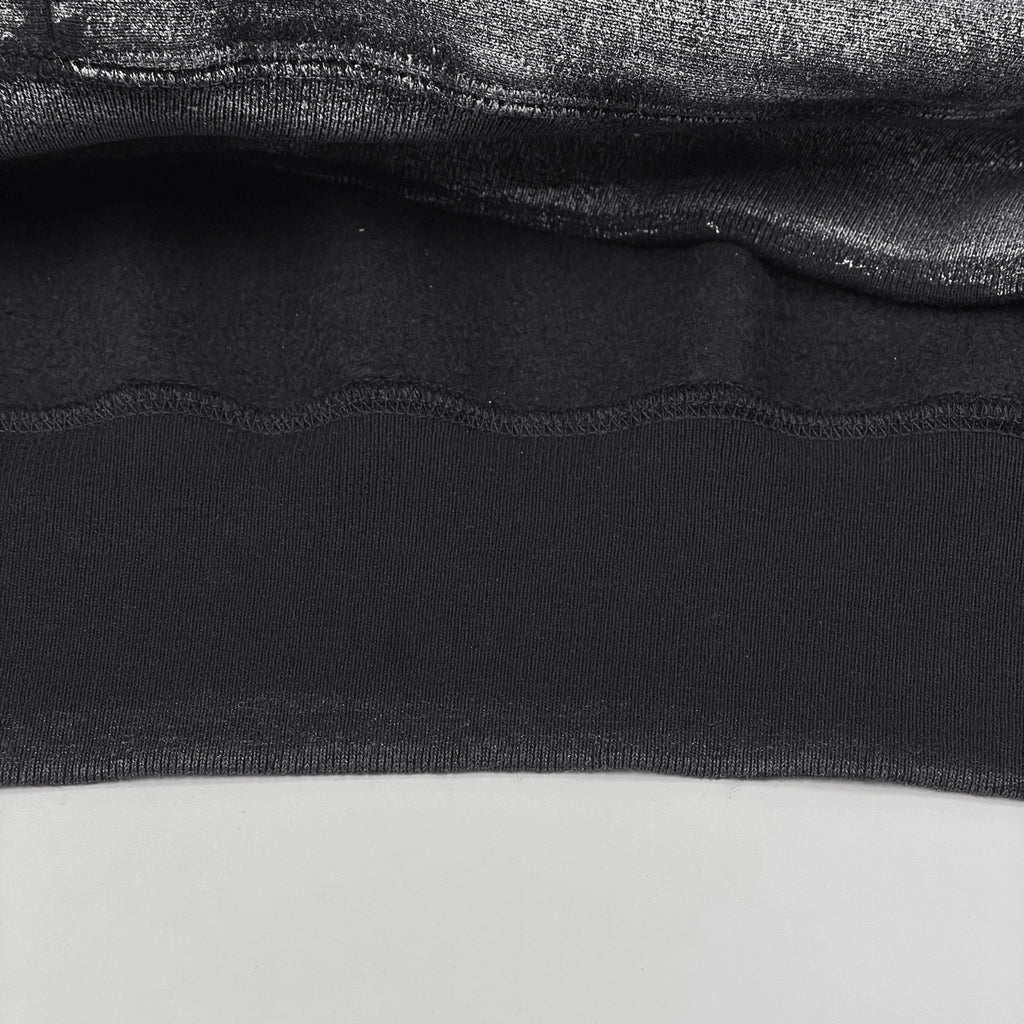 シュプリーム フォイル ボックス ロゴ パーカー MM6 メゾンマルジェラ プルオーバー メタリック 裏起毛 トップス パーカー コットン ポリエステル グレー メンズ 【中古】brapp