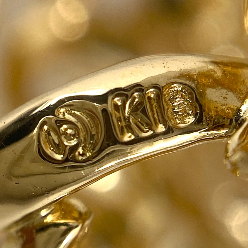 タサキ パール イヤリング YG K18 レディース 【中古】brjwl