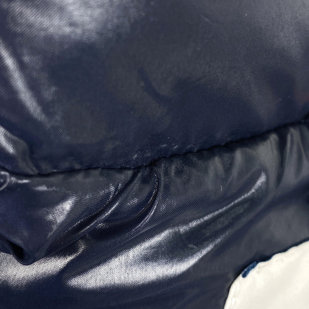 モンクレール ロゴ ダウンジャケット クレア 防寒 アウター ダウンジャケット ネイビー レディース 【中古】brapp