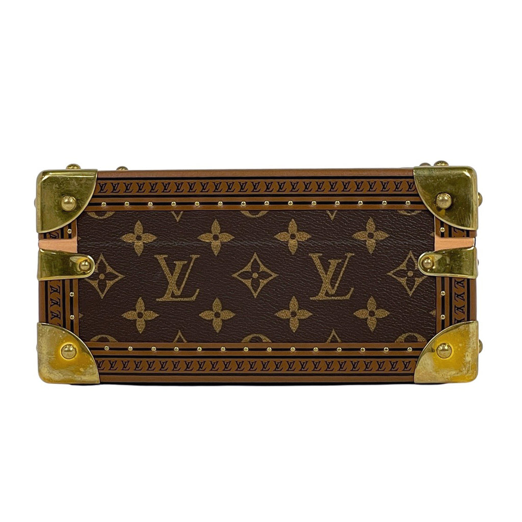 ルイ・ヴィトン コフレ ジュワイアリー ジュエリーボックス シーサー トランク モノグラム ブラウン レディース 【中古】brbag