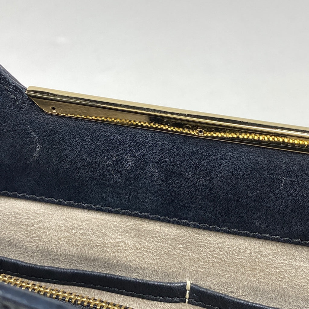 ジミーチュウ ロゴ ハンドバッグ 2WAY ショルダーバッグ ハンドバッグ レザー ブラック レディース 【中古】brbag