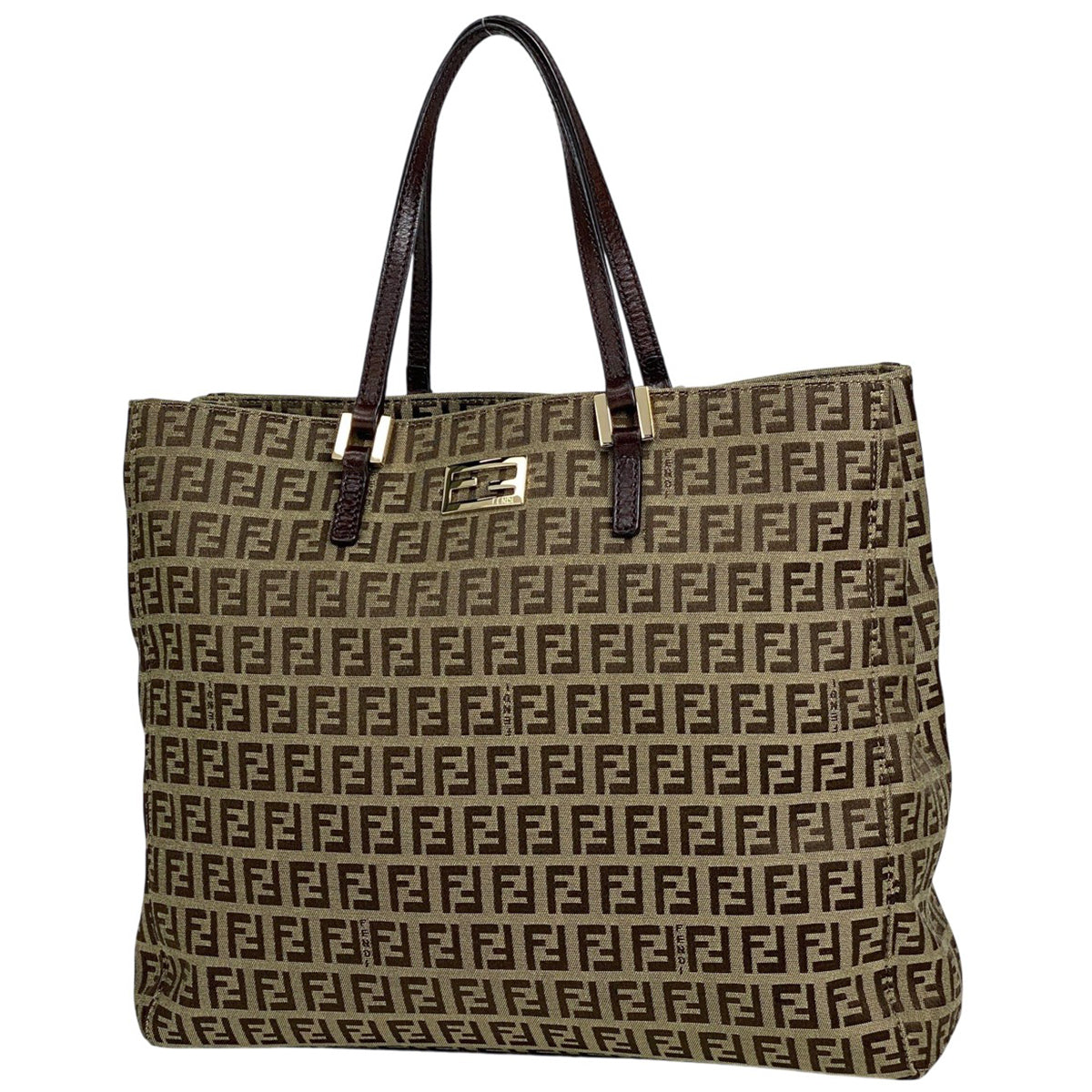 希少】 FENDI ハンドバッグ トート ズーキーノ柄 総柄 ポーチ レッド