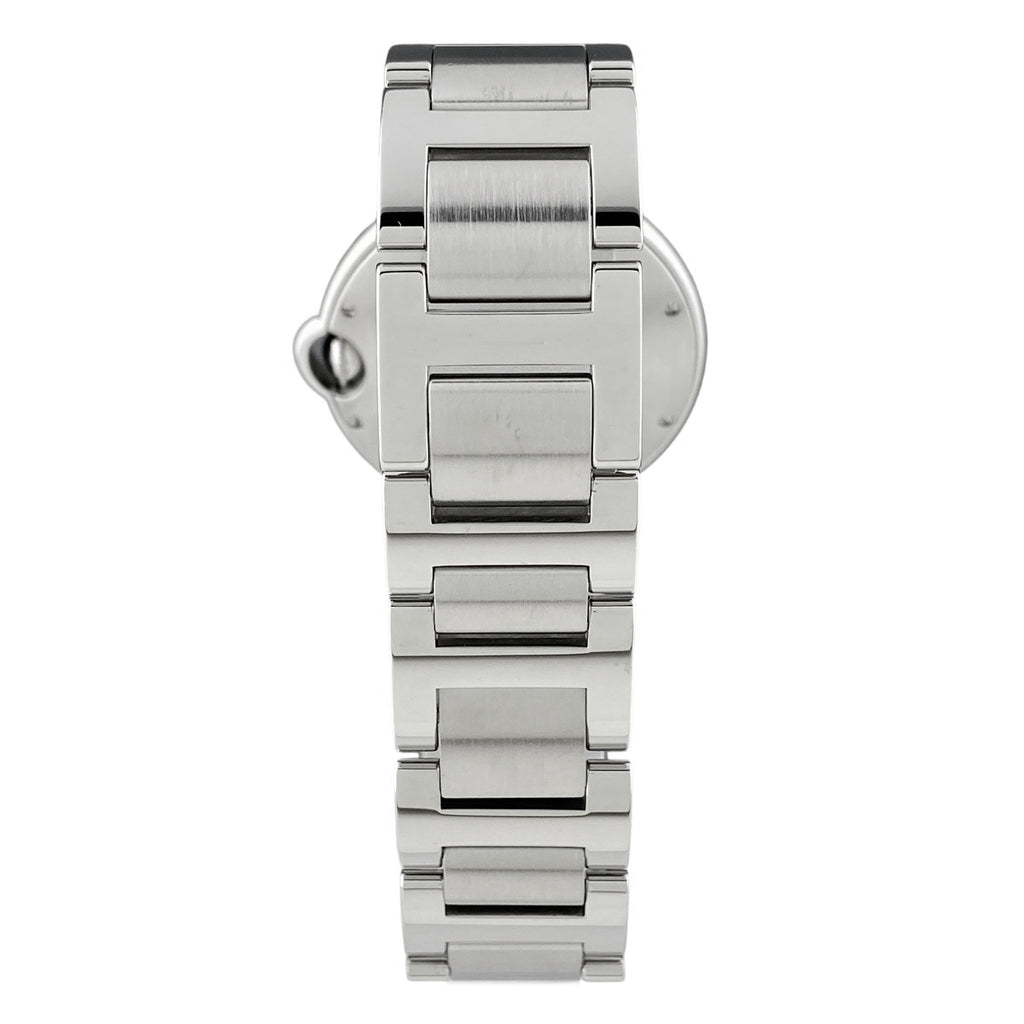 【保証書】カルティエ バロンブルー MM W69011Z4 腕時計 SS クォーツ シルバー メンズ 【中古】wtcbb