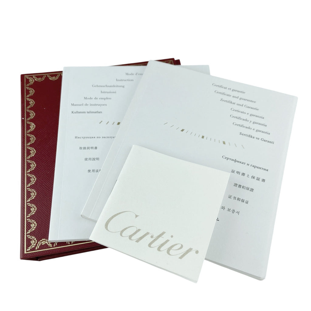 【保証書】カルティエ バロンブルー MM W69011Z4 腕時計 SS クォーツ シルバー メンズ 【中古】wtcbb