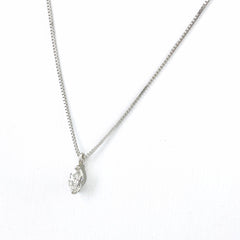 メレダイヤ デザインネックレス プラチナ ペンダント ネックレス Pt900 Pt850 ダイヤモンド レディース 【中古】nbjwl