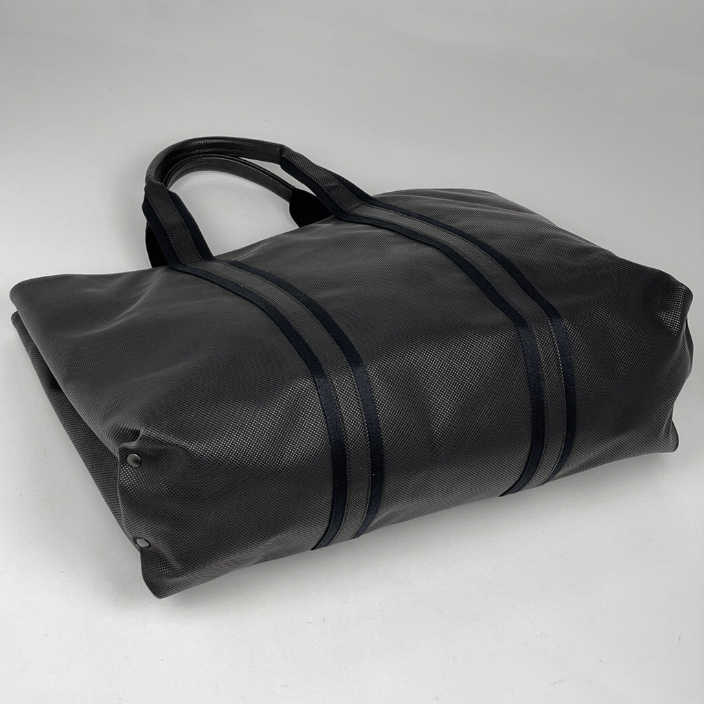 ボッテガヴェネタ マルコポーロ トートバッグ コーティングキャンバス ブラック 130977 メンズ 【中古】brbag