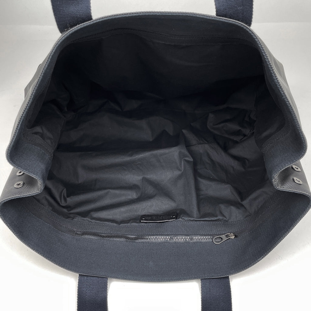 ボッテガヴェネタ マルコポーロ トートバッグ コーティングキャンバス ブラック 130977 メンズ 【中古】brbag