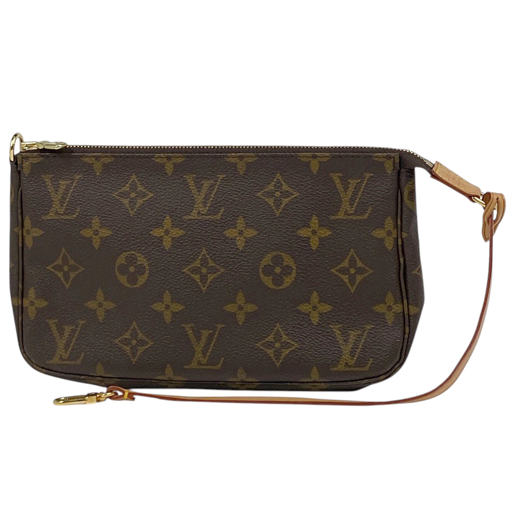 ルイ・ヴィトン ポシェット アクセソワール メイク コスメ アクセサリーポーチ モノグラム ブラウン M51980 レディース 【中古】brbag
