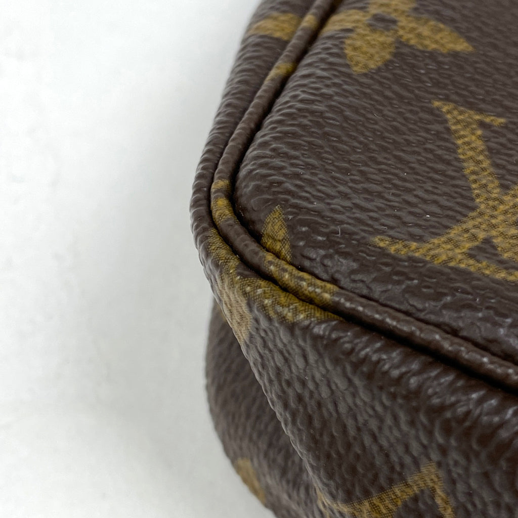 ルイ・ヴィトン ポシェット アクセソワール メイク コスメ アクセサリーポーチ モノグラム ブラウン M51980 レディース 【中古】brbag