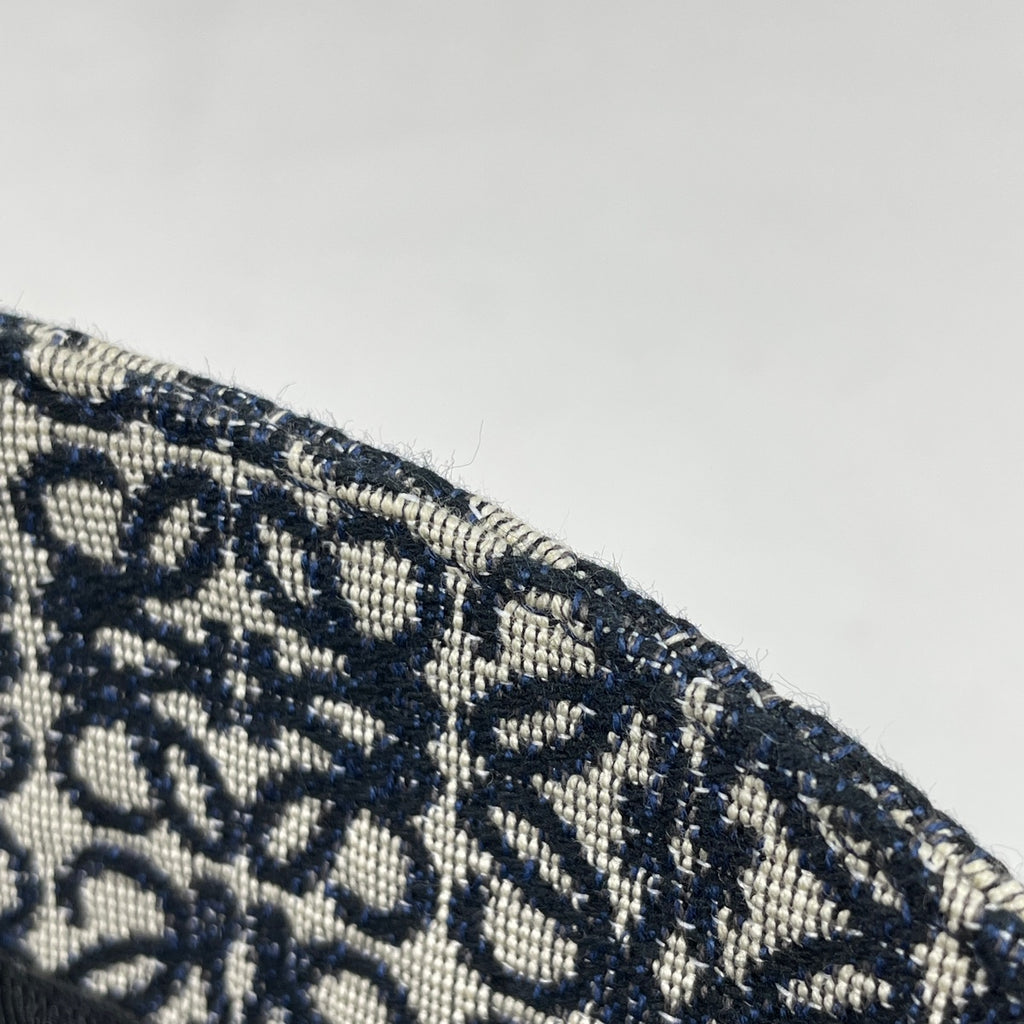 ロエベ アナグラム ハット ロゴ 総柄 帽子 ハット コットン ポリエステル ネイビー レディース 【中古】brapp