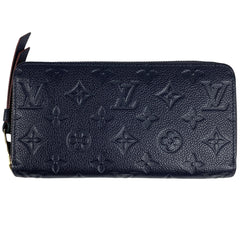 ルイ・ヴィトン ジッピー ウォレット 札入れ 小銭入れ ラウンドファスナー ラウンドジップ 長財布 モノグラムアンプラント マリーヌルージュ(ネイビー) M62121 レディース 【中古】brbag