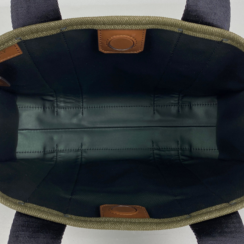 バリー トートバッグ キャンバス グリーン ブラウン レディース 【中古】brbag