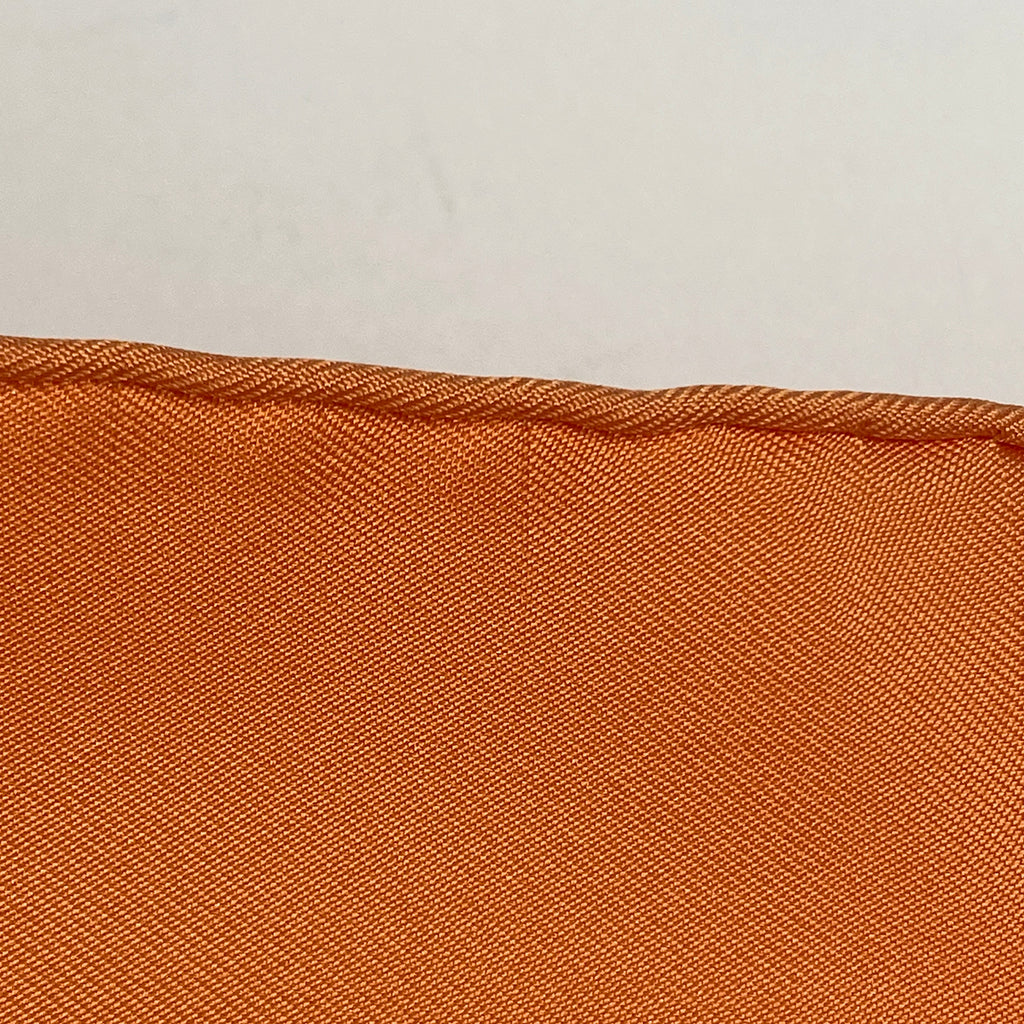 エルメス カレ 90 River fertiles 肥沃な川 スカーフ シルク オレンジ マルチカラー レディース 【中古】brbag