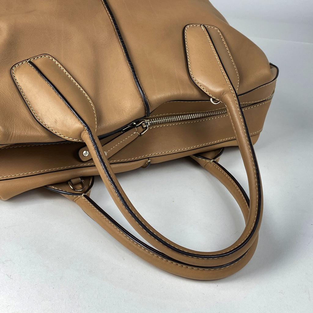 トッズ Dスタイリング ハンドバッグ 2WAY ショルダーバッグ ハンドバッグ レザー ブラウン レディース 【中古】brbag