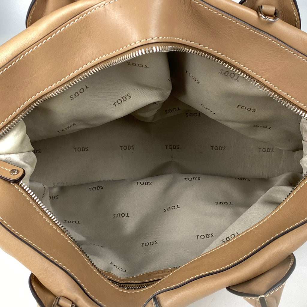 トッズ Dスタイリング ハンドバッグ 2WAY ショルダーバッグ ハンドバッグ レザー ブラウン レディース 【中古】brbag