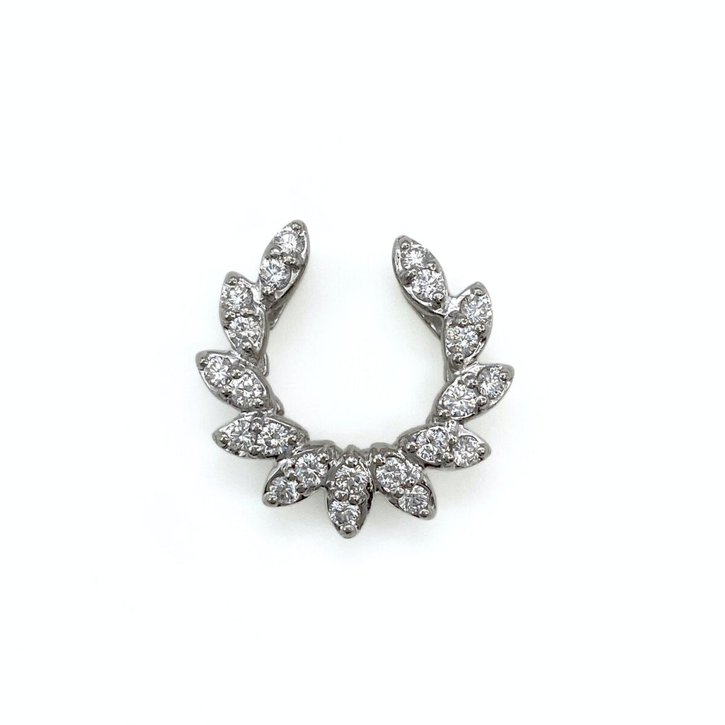 メレダイヤ ペンダントトップ プラチナ ペンダントトップ Pt900 ダイヤモンド レディース 【中古】nbjwl