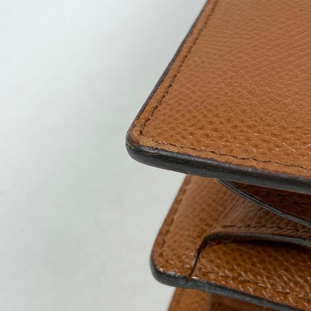 ブルガリ ロゴ ハンドバッグ ターンロック 2WAY ショルダーバッグ ハンドバッグ レザー ブラウン レディース 【中古】brbag
