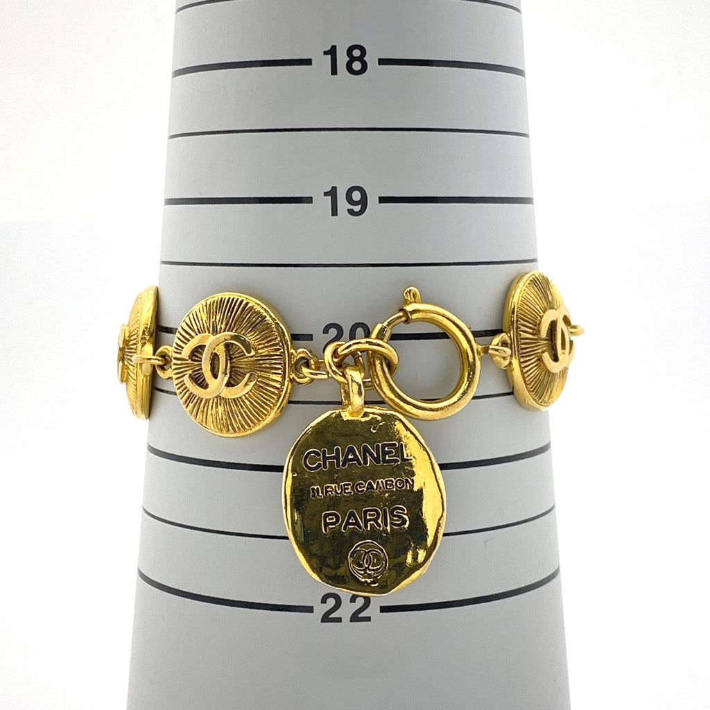 シャネル ココマーク ブレスレット 31 RUE CAMBON 腕輪 ブレスレット GP ゴールド レディース 【中古】bracc