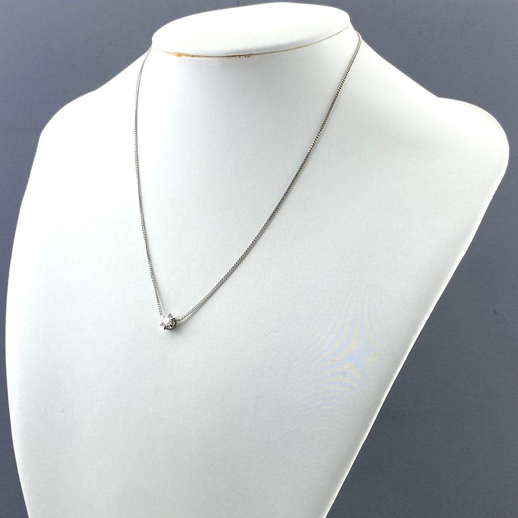 メレダイヤ デザインネックレス プラチナ ペンダント ネックレス Pt900 Pt850 ダイヤモンド レディース 【中古】nbjwl