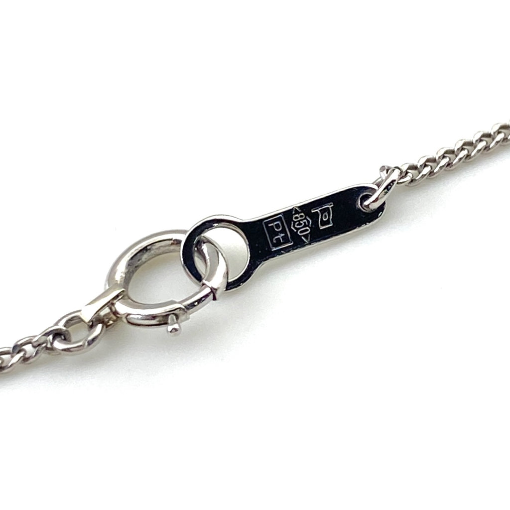 メレダイヤ デザインネックレス プラチナ ペンダント ネックレス Pt900 Pt850 ダイヤモンド レディース 【中古】nbjwl