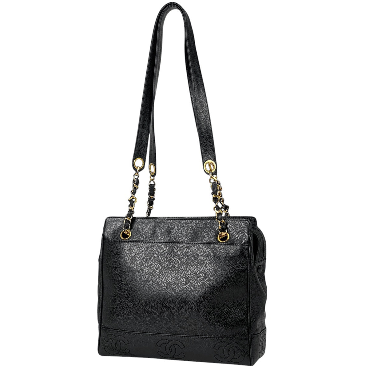 【希少】シャネル トリプルココトートバッグ ブラック キャビアスキン Amazon | [CHANEL] (シャネル) 肩掛け ヴィンテージ CCトリプルココ