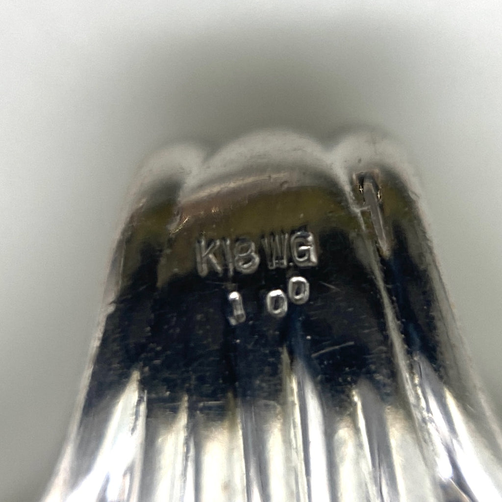 メレダイヤ デザインペンダントトップ WG ホワイトゴールド ペンダントトップ K18 WG ダイヤモンド レディース 【中古】nbjwl