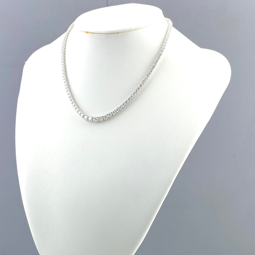 ミキモト メレダイヤ デザインネックレス プラチナ ペンダント ネックレス Pt950 Pt850 ダイヤモンド レディース 【中古】brjwl