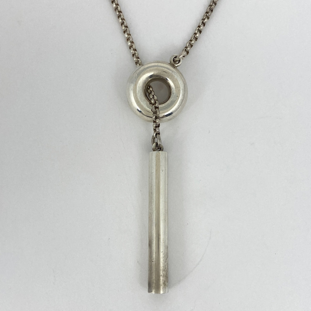 ジョージジェンセン ペンデュラム　ネックレス ロング ネックレス シルバー925 シルバー レディース 【中古】bracc