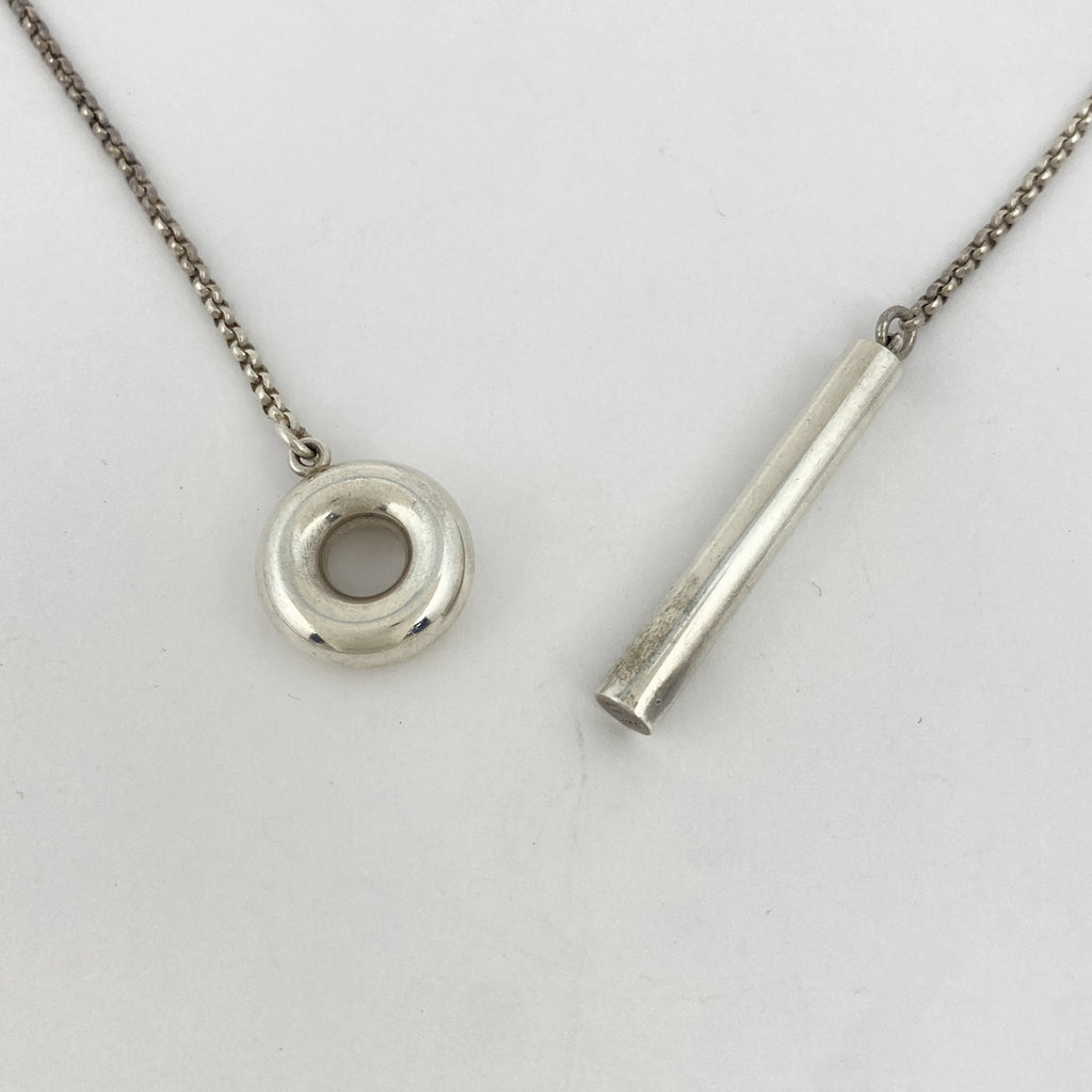 ジョージジェンセン ペンデュラム　ネックレス ロング ネックレス シルバー925 シルバー レディース 【中古】bracc