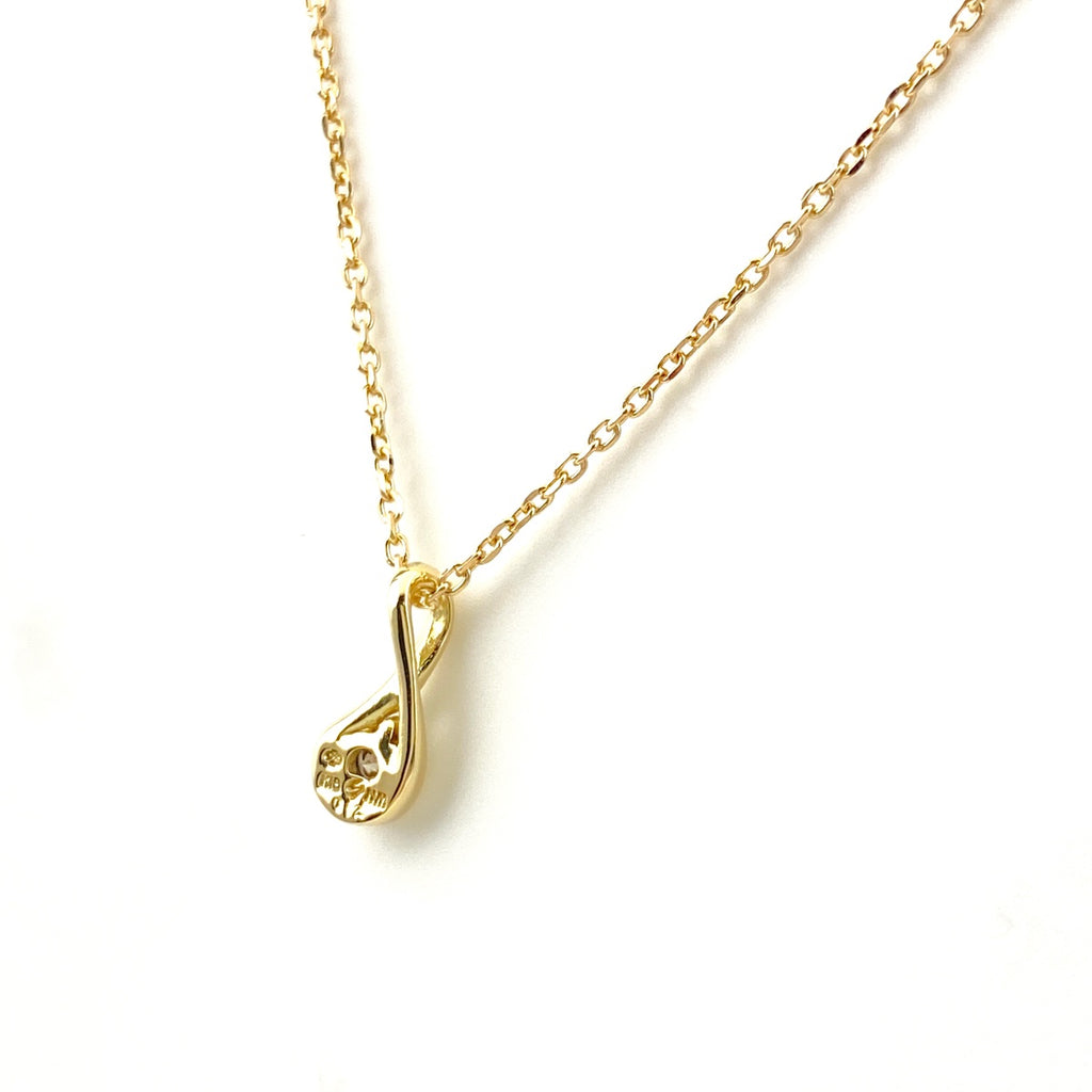 メレダイヤ デザインネックレス YG イエローゴールド ペンダント ネックレス K18 ダイヤモンド レディース 【中古】nbjwl