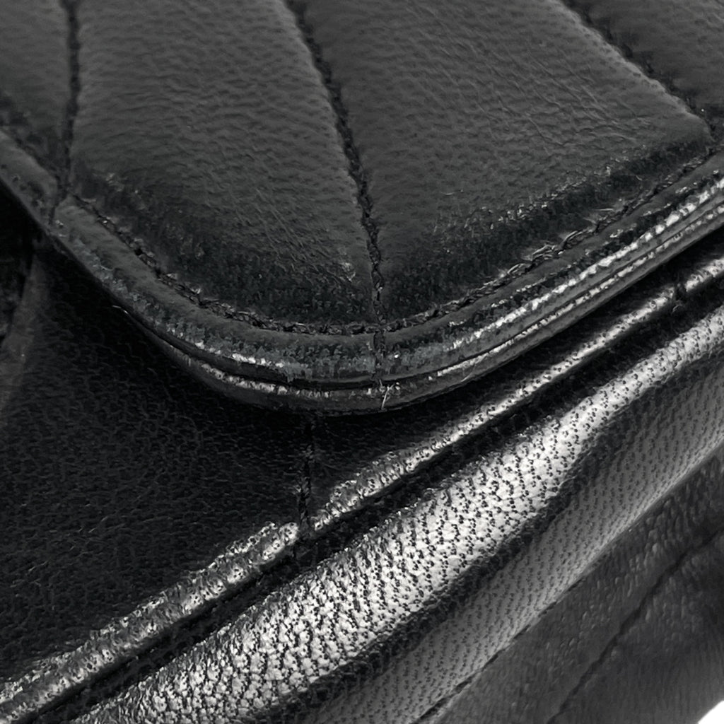 シャネル ココマーク チェーン ショルダーバッグ マドモアゼル ショルダーバッグ レザー ブラック レディース 【中古】brbag