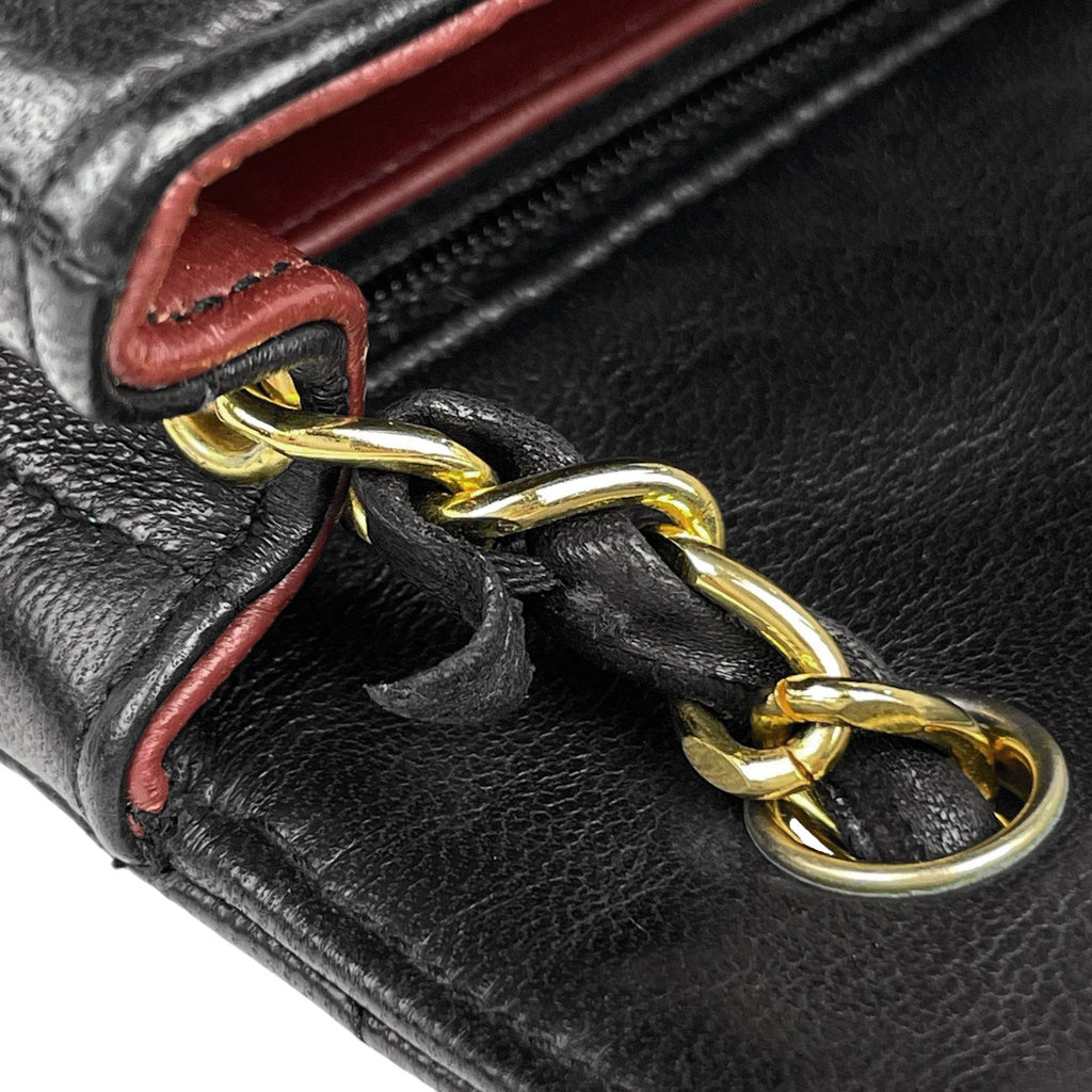 シャネル ココマーク チェーン ショルダーバッグ マドモアゼル ショルダーバッグ レザー ブラック レディース 【中古】brbag