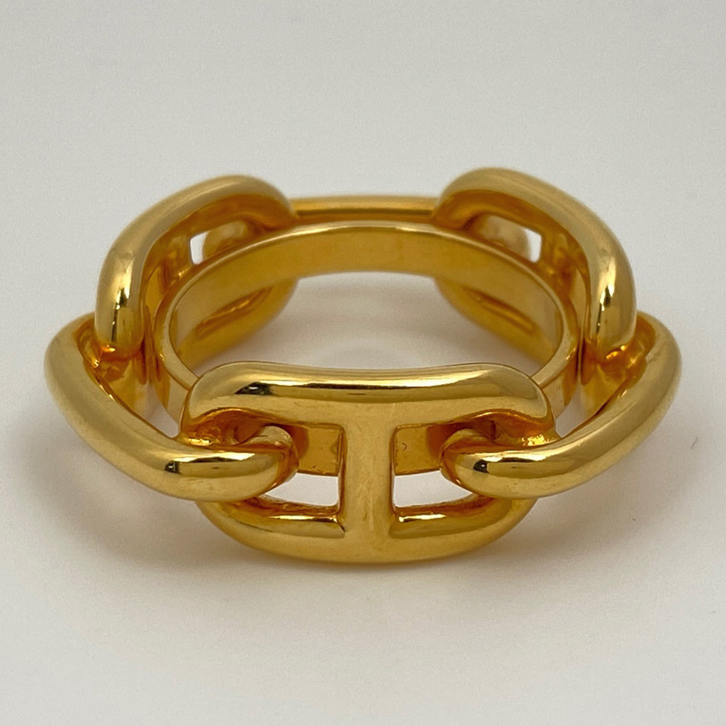 エルメス ルガテ シェーヌダンクル スカーフ留め スカーフリング GP ゴールド レディース 【中古】brbag